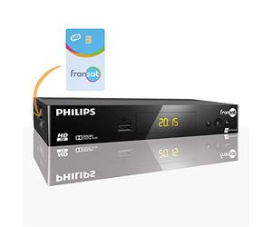 FRANSAT Decodeur TNT Satellite Recepteur -+ FRANSAT Carte - HD Astra (19,2°) / USB/HDMI / MPEG4 / Full HD / 1080P