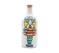 Frantoio Muraglia, Poterie Pop Art Homard avec Huile d'Olive Vierge Extra 500ml, Essence Fruitée Intense, fait et décoré par nos artisans des Pouilles