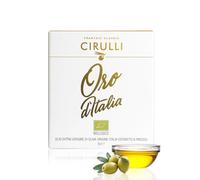 Frantoio Oleario Cirulli Huile d'olive extra vierge biologique, extrait à froid, huile d'olive italienne, sac en boîte avec robinet latéral (5 litres)
