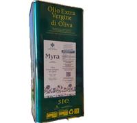 FRANTOIO SAN NICOLA - HUILE D'OLIVE EXTRA VIERGE MYRA 5 LITRES - CAMPAGNE 2023/24
