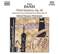 Franz Danzi: Wind Quintets, Op. 68 / Sonata for Horn and Piano, Op. 44 [CD] NEUF