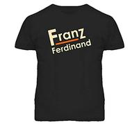 Franz Ferdinand Mens Short Sleeve Black XXL