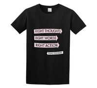 Franz Ferdinand Right Thoughtss Men's Fashion T-Shirt Black XXL