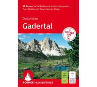 Franz Hauleitne ROTHER Wanderführer Dolomiten - Gadertal: 55 Touren im V (Poche)