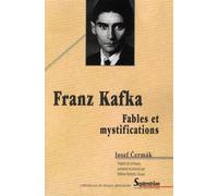Franz Kafka Fables et mystifications - PU Septentrion - Presses Universitaires Du Septen-Trion - broché - Essai