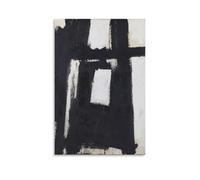 Franz Kline Third Avenue, peintures à l'huile HD sur toile pour la maison et le commerce - Art mural - Impression sur toile - Affiches d'œuvres d'art esthétiques pour chambre - 20,3 x 30,5 cm