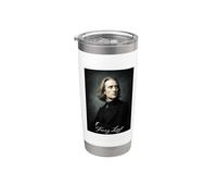 Franz Liszt Compossier Pianiste Gobelet isotherme en acier inoxydable double paroi