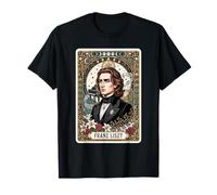 Franz Liszt Compossier Pianiste Tarot T-Shirt