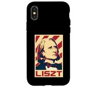 Franz Liszt Design Vintage pour Fan de Musique Classique et de Piano Coque pour iPhone X/XS