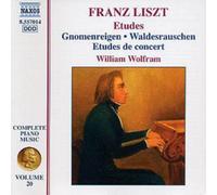 Franz Liszt Etudes, Gnomenreigen, Waldesrauschen (Wolfram) (CD) Album