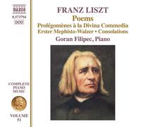 Franz Liszt Franz Liszt: Poems/Prolegomenes a La Divina Commedia (CD) Album