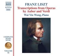 Franz Liszt Franz Liszt: Transcriptions from Operas By Auber and Verdi (CD)