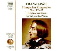 Intégrale de la Musique pour Piano/Volume 48/Rhapsodies Hongroises N 12 a N 17/Versions Originales