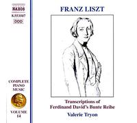 Franz Liszt: intégrale de l'oeuvre pour piano vol.14