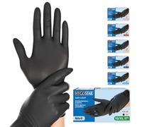 Franz Mensch Hygostar 27008 Safe Light Gants en nitrile non poudrés Noir XL