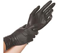 FRANZ MENSCH HYGOSTAR DIABLO GANTS EN LATEX NON POUDRÉS NOIR TAILLE S