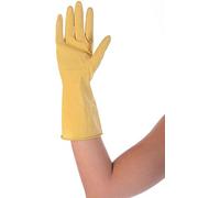 FRANZ MENSCH Lot de 3 paires de gant universel en latex "BETTINA" HYGOSTAR, taille XL Jaune