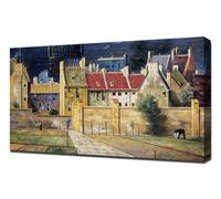 Franz Radziwill The Water Tower in Bremen Impression sur toile sur cadre en bois Décoration murale