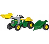 Franz Schneider rollyToys John Deere avec chargeur frontal et remorque 02 311 0