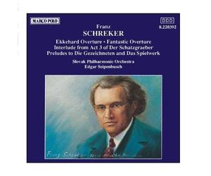 Franz Schreker: Ekkehard Overture / Fantastic Overture / Interlude from "Der Schatzgraeber" (Act 3) / Prelude to "Die Gezeichneten" / Prelude to "Das Spielwerk" by Alliance