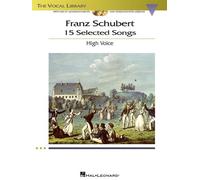 Franz Schubert: 15 Selected Songs - High Voice (Book And CDs). Partitions, CD pour Voix Haute, Accompagnement Piano