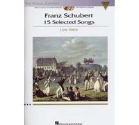 Franz Schubert - 15 Selected Songs (Low Voice) Book/Online Audio