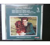 Franz Schubert 1797-1828 : Sonate Pour Piano N°11 En Fa Mineur D 625 Sonate Pour Piano N°8 En Fa Dièse Mineur D 571 Sonate N°15 Pour Piano En Do Majeur D 840 Reliquie Par Paul Coker Piano