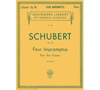 Franz Schubert: 4 Impromptus, Op. 90, Solo de Piano | Partition pour piano solo | Notation standard avec doigtés | Répertoire classique romantique | Niveau SMP 8 début avancé | Pour étude et récital