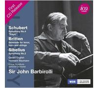 Franz Schubert - Benjamin Britten - Jean Sibelius Sir John Barbirolli, Direction
