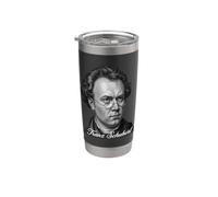 Franz Schubert Classique Compositeur Portrait Musique classique Gobelet isotherme en acier inoxydable double paroi