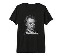 Franz Schubert Classique Compositeur Portrait Musique Classique T-Shirt Haut de Gamme