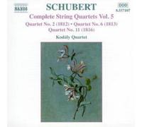 Schubert, F. – Intégrale des Quatuors à cordes Vol. 5 – Kodaly Quartet – NAXOS