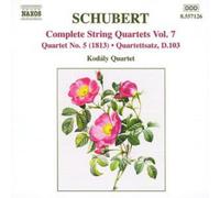 Franz Schubert Complete String Quartets Vol. 7 (Kodaly Quartet) (CD) Album