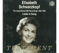 Franz Schubert - Elisabeth Schwarzkopf - Enregistrements inédits (1955-1964) - Lieder & mélodies