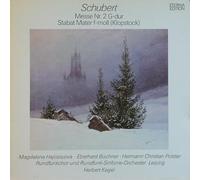 Franz Schubert: Messe Nr. 2 G-dur / Stabat Mater F-moll (Klopstock) [Vinyl LP] Magdalena Hajossyova, Eberhard Büchner, Hermann Christian Polster, Rundfunk-Sinfonie-Orchester Leipzig