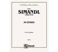 Franz Simandl (1840-1912) 30 Etudes for The String Bass