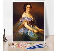 Franz Xaver Winterhalter Peinture numérotée pour adultes Alexandra Iosifovna Grande duchesse de Russie Princesse Alexandra d'Altenburg