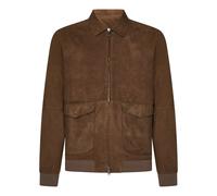 Franzese Collection, Homme, Vestes, Brun, Taille: 3XL Brad Pitt Bomber Jacket