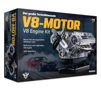 Franzis 67114 große Technikbausatz V8-Motor: Baue den legendären V8-Motor nach und erlebe Was hinter der Technik steckt!