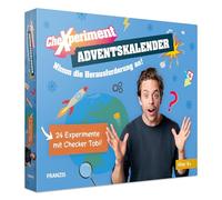 FRANZIS 67220 Calendrier de l'Avent CheXperiment : relevez le défi ! 24 expériences de l'Avent avec Checker Tobi !