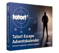 FRANZIS 67227 - Calendrier de l'Avent Tatort Escape : jamais oublié, jamais pardonné, Escape Room avec 24 énigmes passionnantes pour la période de l'Avent