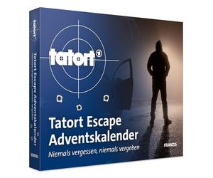 FRANZIS 67227 - Calendrier de l'Avent Tatort Escape : jamais oublié, jamais pardonné, Escape Room avec 24 énigmes passionnantes pour la période de l'Avent