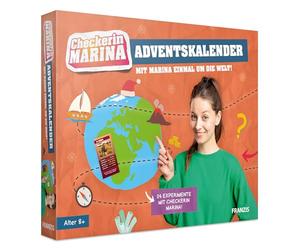 FRANZIS 67259 - Checkerin Marina Adventskalender: Mit Marina einmal um die Welt