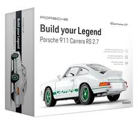 FRANZIS 67267 - Porsche 911 Carrera RS 2.7 - Build Your Legend - Kit de modélisme détaillé avec Module sonore, éclairage LED, Livre d'accompagnement