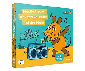 FRANZIS 67270 - Calendrier de l'Avent musical avec souris, 24 tentatives pour l'avent autour du thème des sons et de la musique, pour les enfants à partir de 7 ans