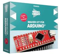 FRANZIS Mach's Einfach 671936 Maker Kit pour Arduino Idéal pour Les débutants Blanc