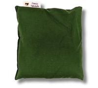 Franzis Nähstube 20x20cm Coussin noyaux de cerise Vert en 100% coton I Coussin noyaux de cerise 20x20 pour micro-ondes I Coussin chauffant, coussin no