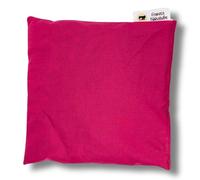 Franzis Nähstube 20x20cm Coussin pépins de raisin rose en 100% coton I Coussin grains de raisin 20x20 pour micro-ondes I Coussin chauffant, coussin pé