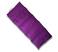 Franzis Nähstube 50x20cm Coussin aux pépins de raisin Lila en 100% coton I Coussin aux graines de raisin 50x20 pour micro-ondes I Coussin chauffant, Oreiller aux pépins de raisin, Coussin chauffant po
