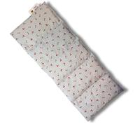 Franzis Nähstube 50x20cm Coussin pépins de raisin cerise blanc en 100% coton I Coussin grains de raisin50x20 pour micro-ondes I Coussin chauffant, cou